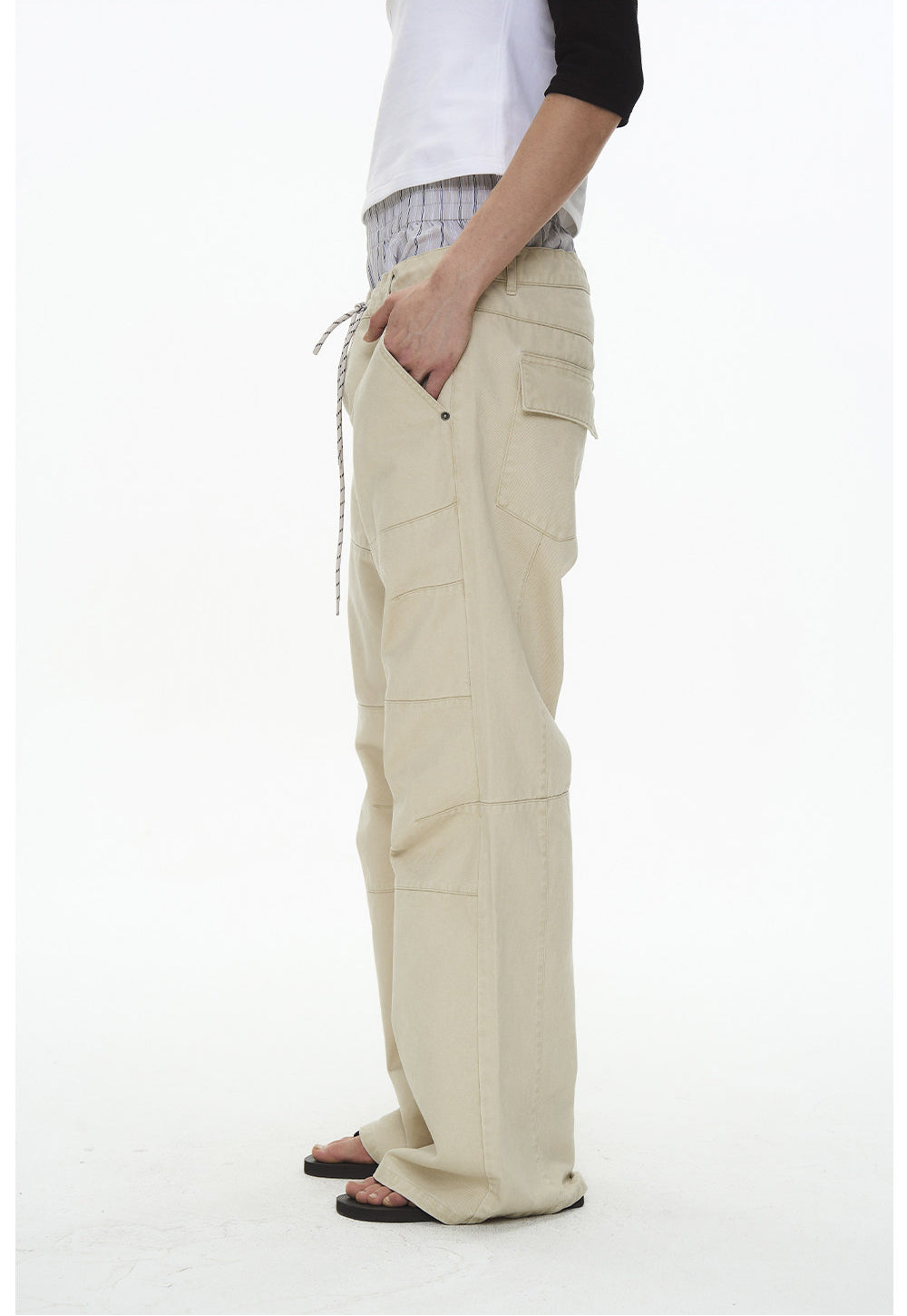 Microfleece Loose-Fit Casual Pants