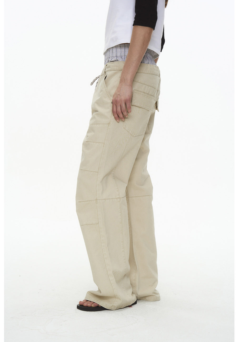 Microfleece Loose-Fit Casual Pants