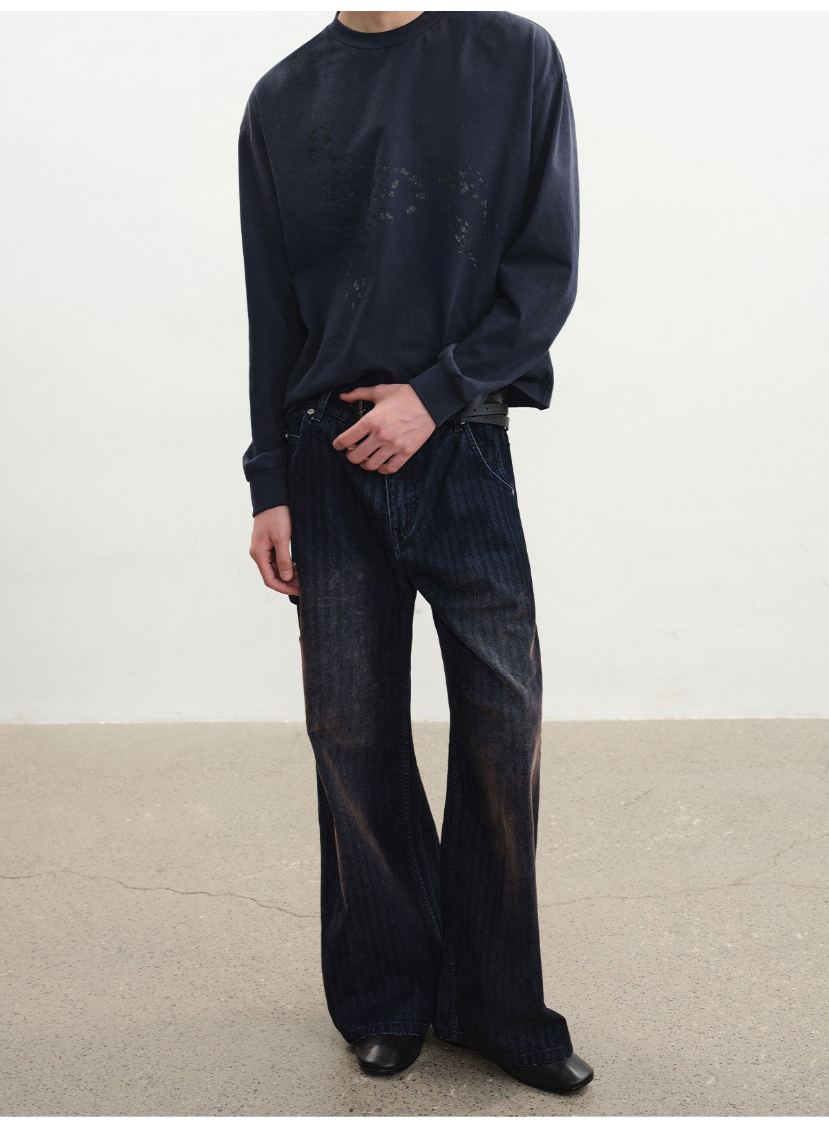 Herringbone Corduroy Casual Pants