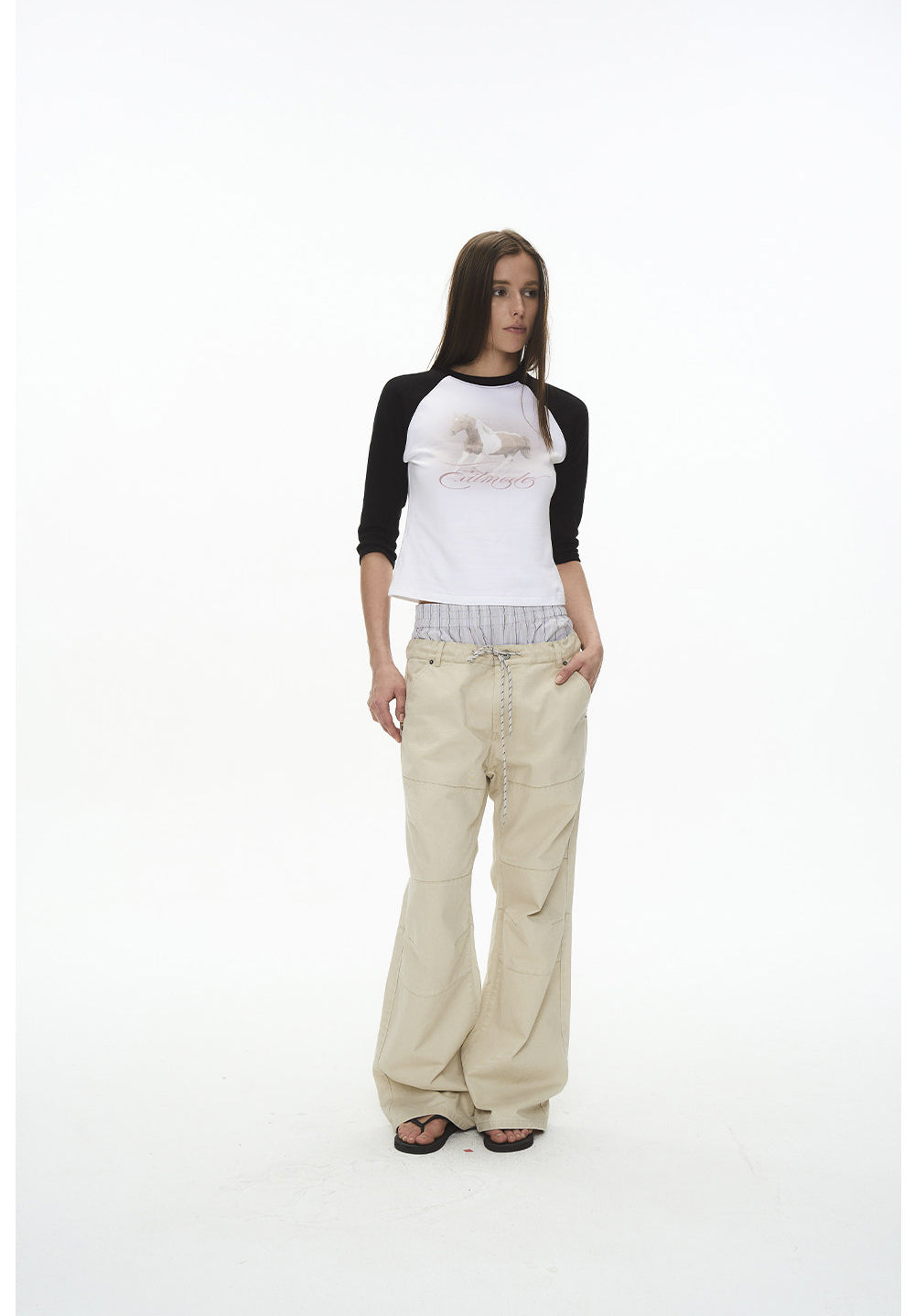 Microfleece Loose-Fit Casual Pants