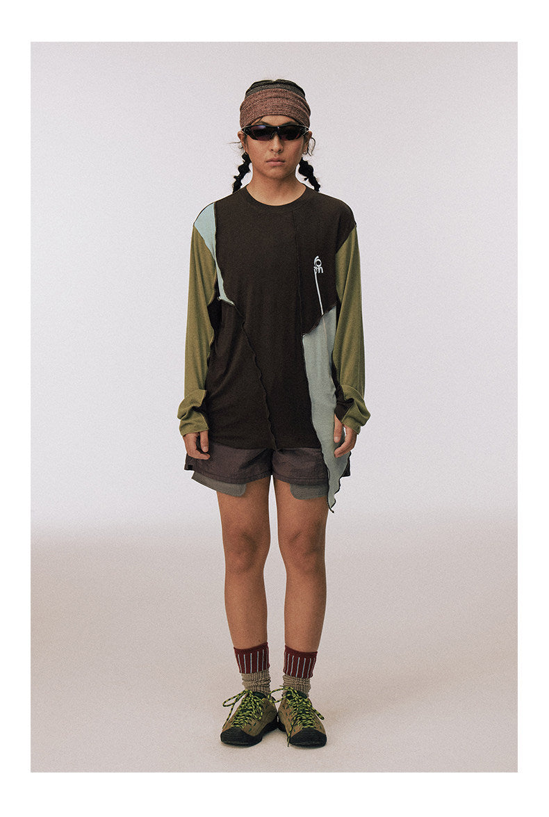 Flag-Print Running T-Shirt