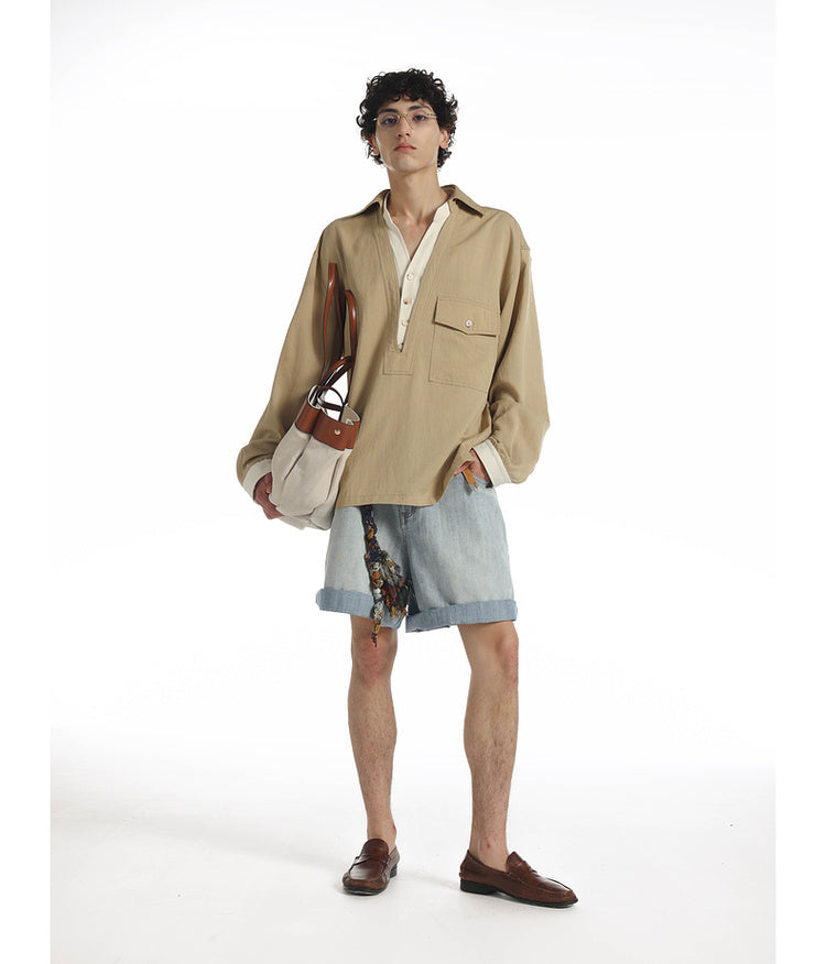 Fake Two-Piece Shirt