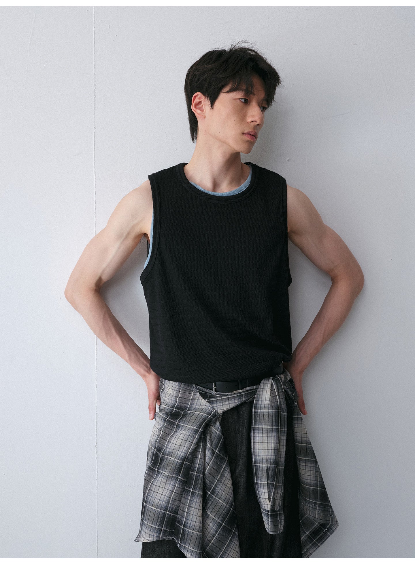 Cotton-Blend Tank Top