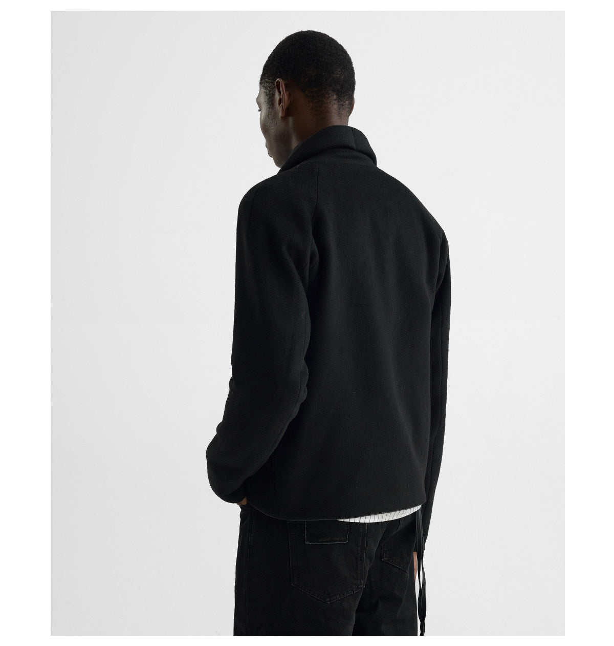 Faux Double-Breasted Jacket