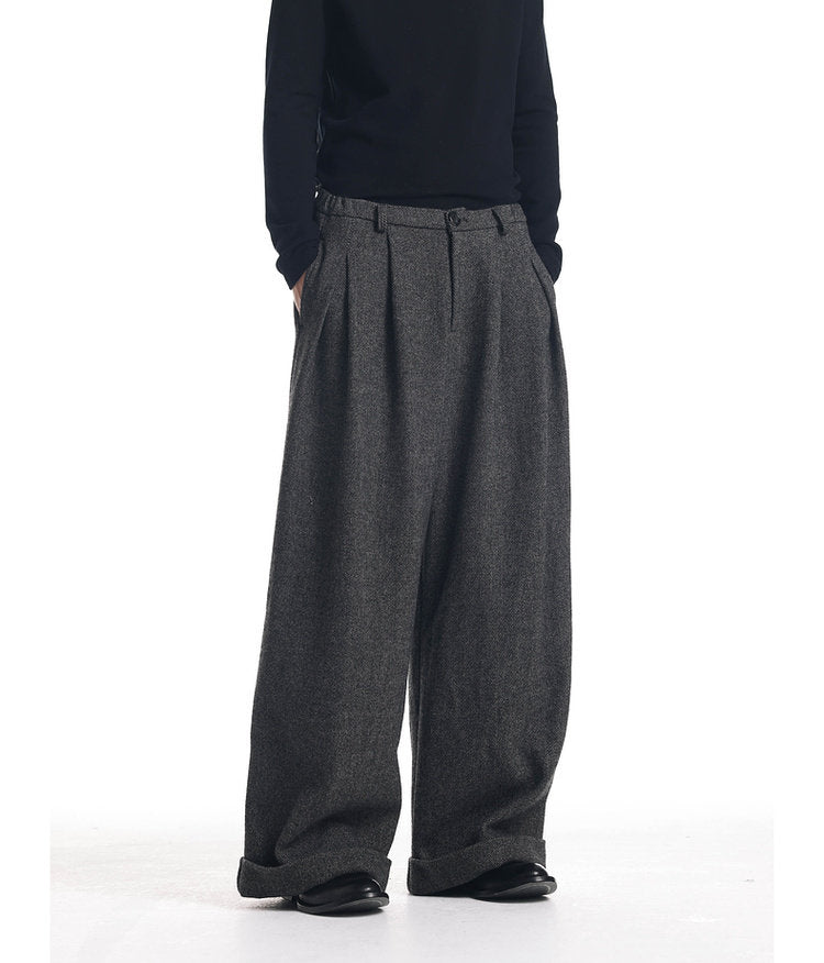 Wide Leg Loose Fit Casual Pants