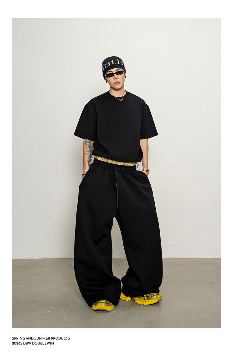 Adjustable-hem T-shirt