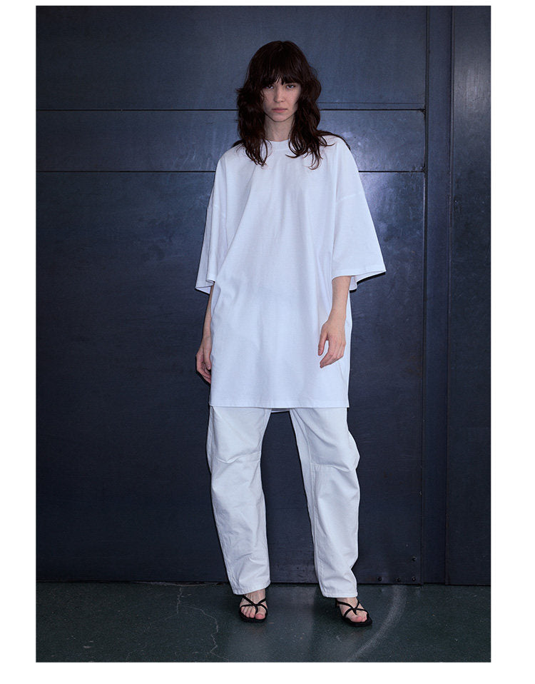 100% Cotton Extra-Long Oversized T-Shirt