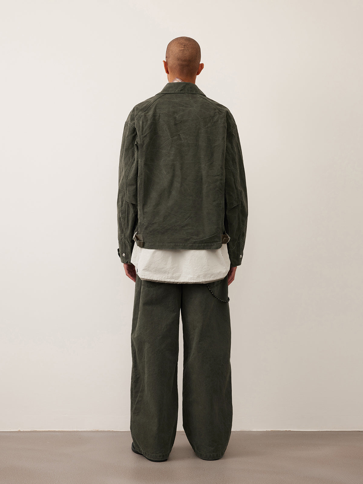 Washed Damaged Coach Jacket