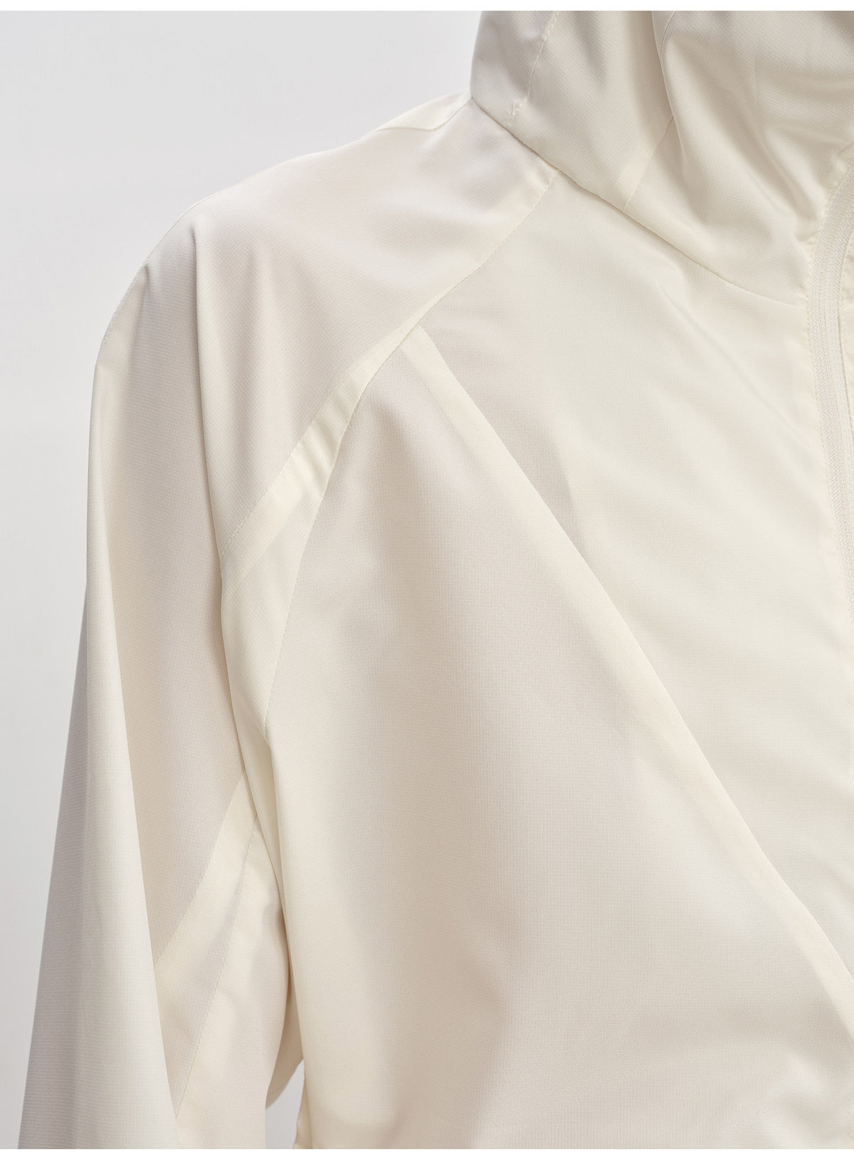Drawstring Hooded Sun Protection Jacket