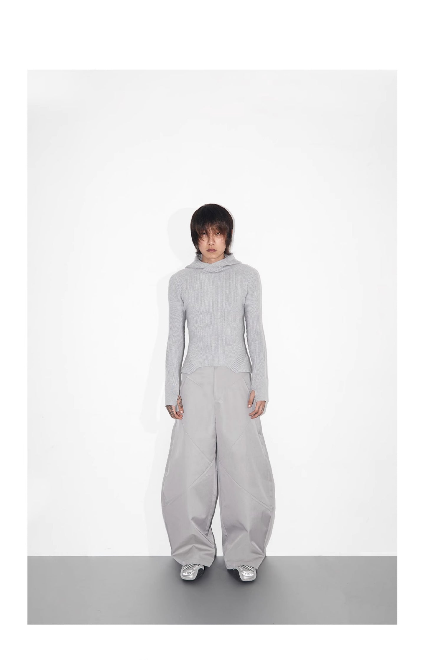 Deconstructed Line Waterproof Casual Pants