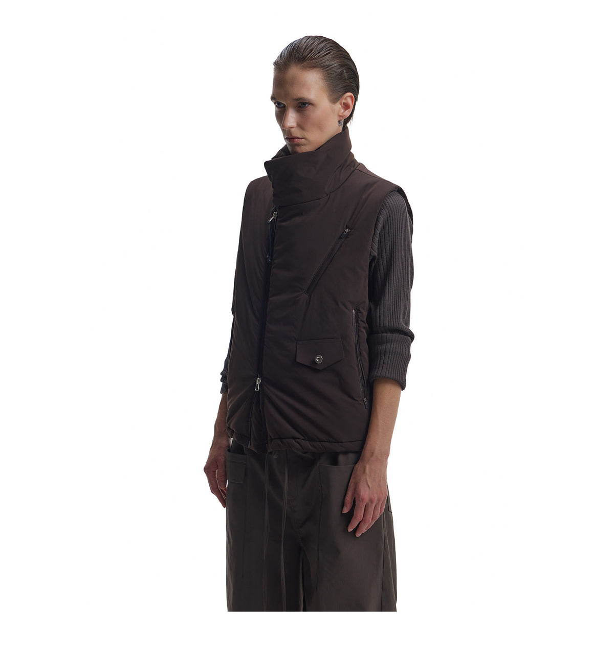 Water-Repellent Side-Zip Vest