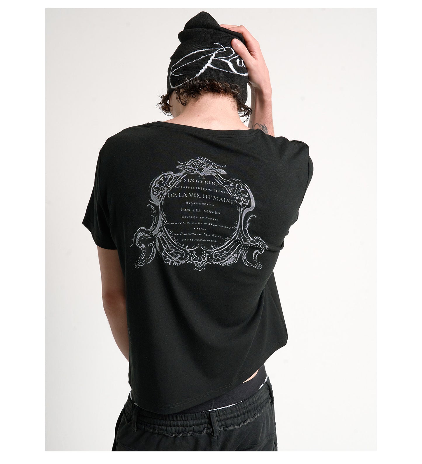 Stamp-Printed T-Shirt