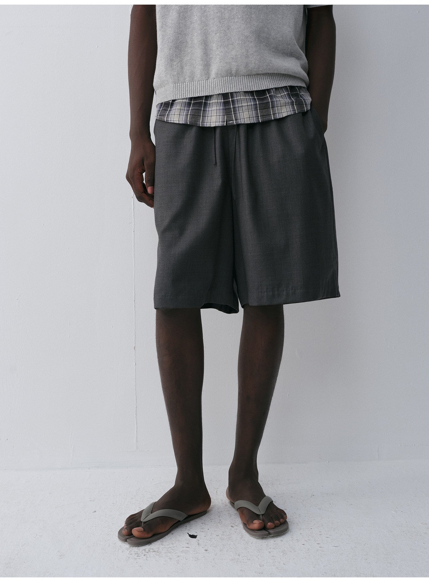 Wool Casual Shorts