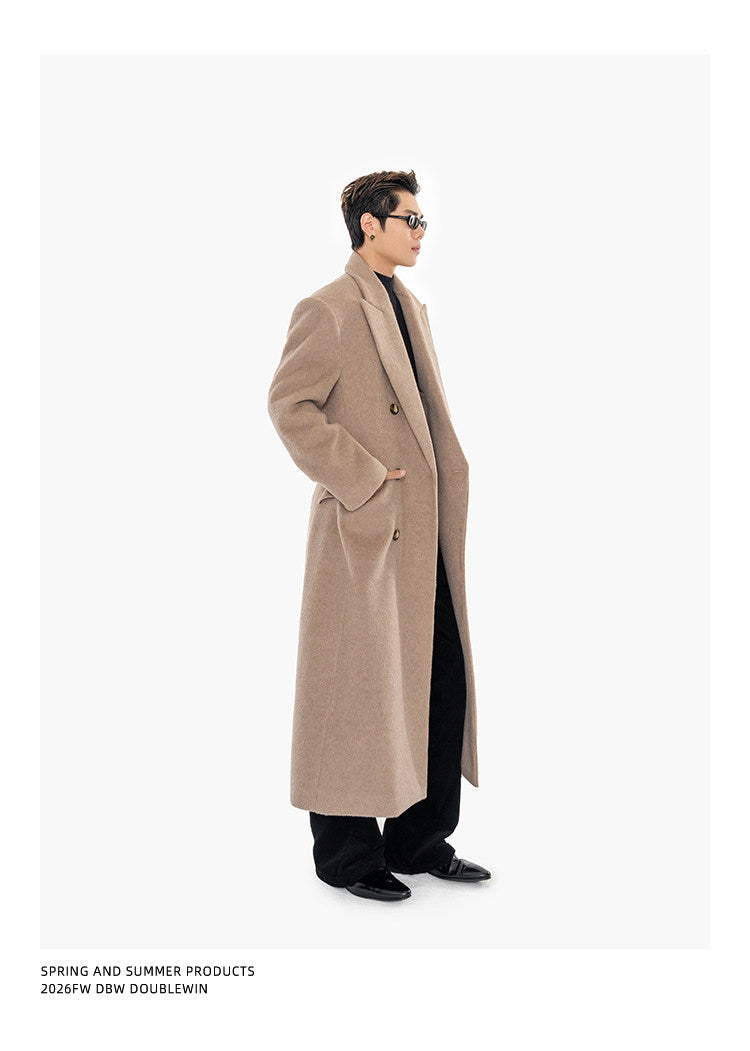 Simple Wool Long Coat