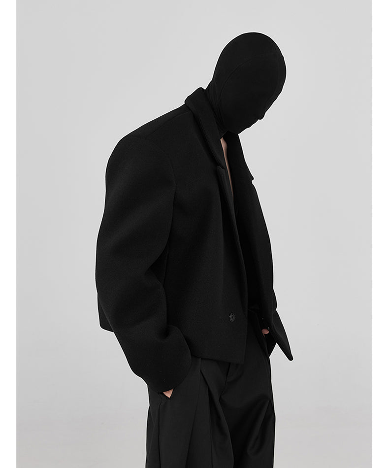 Minimal Silhouette Suit Jacket