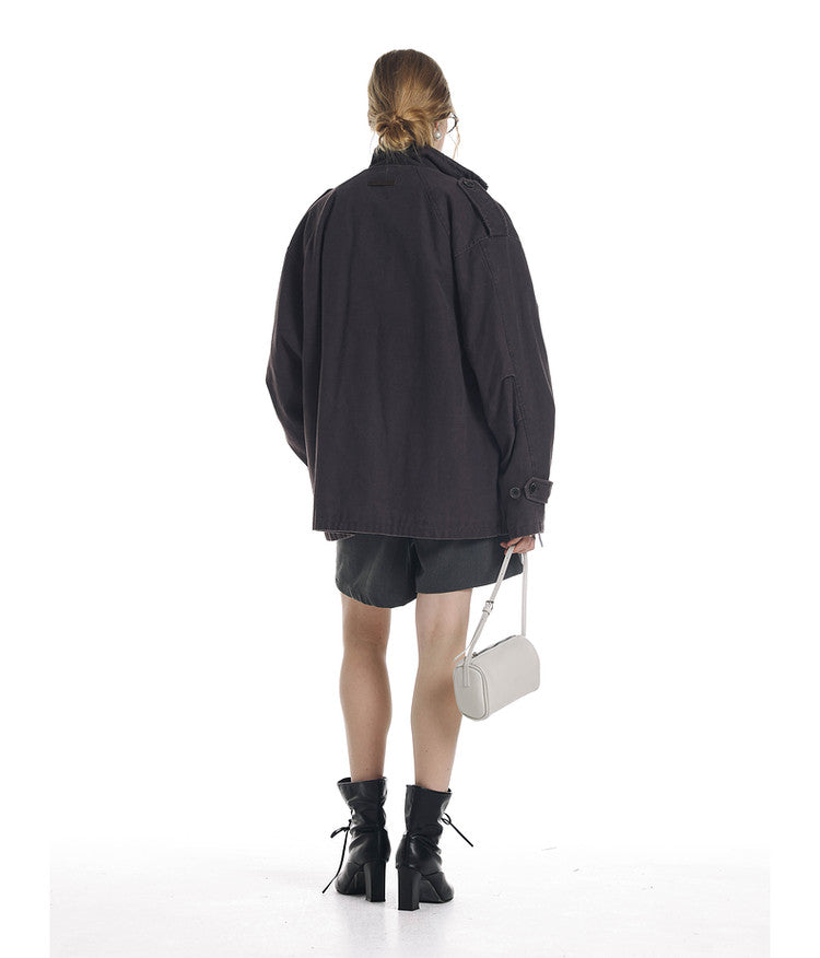 Distressed Oversized Jacket