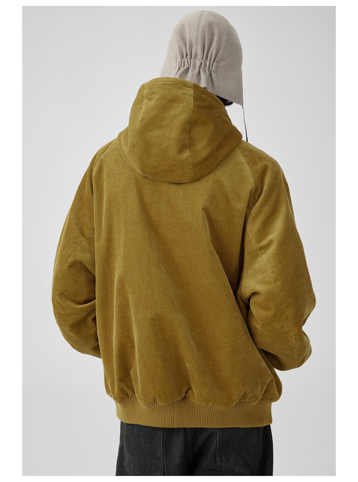 Corduroy Hooded Jacket