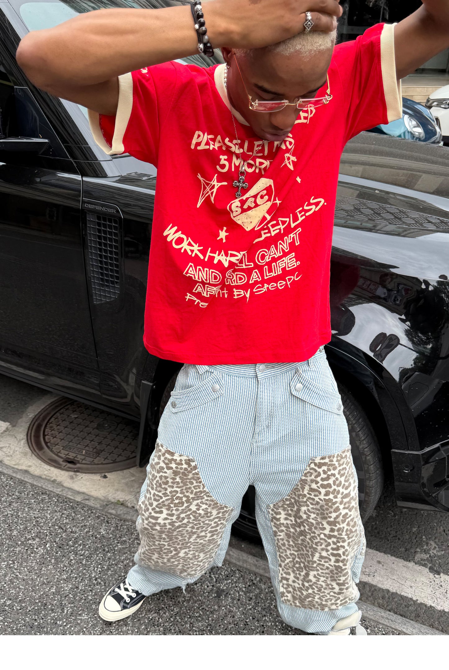 手描き落書き風フォント ビッグTシャツ