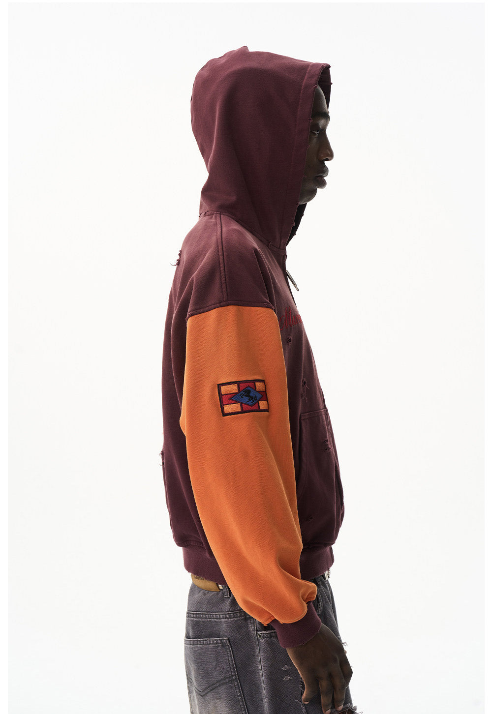 Wash-processed Loose-fit Casual Sweatshirt