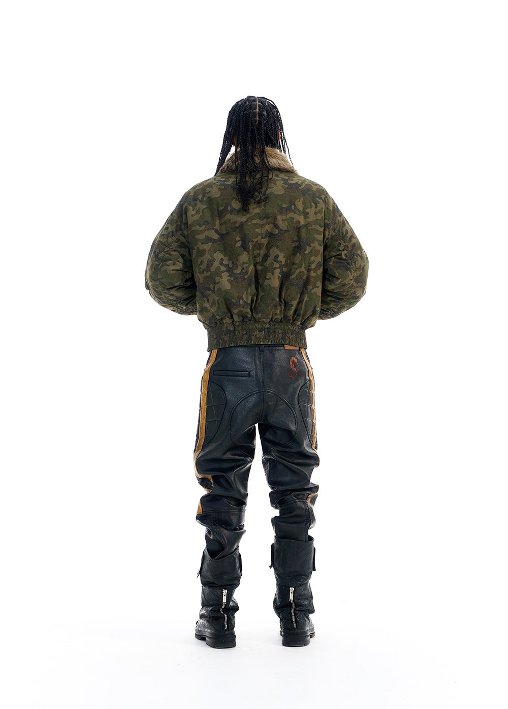 Reversible Camouflage Bomber Jacket