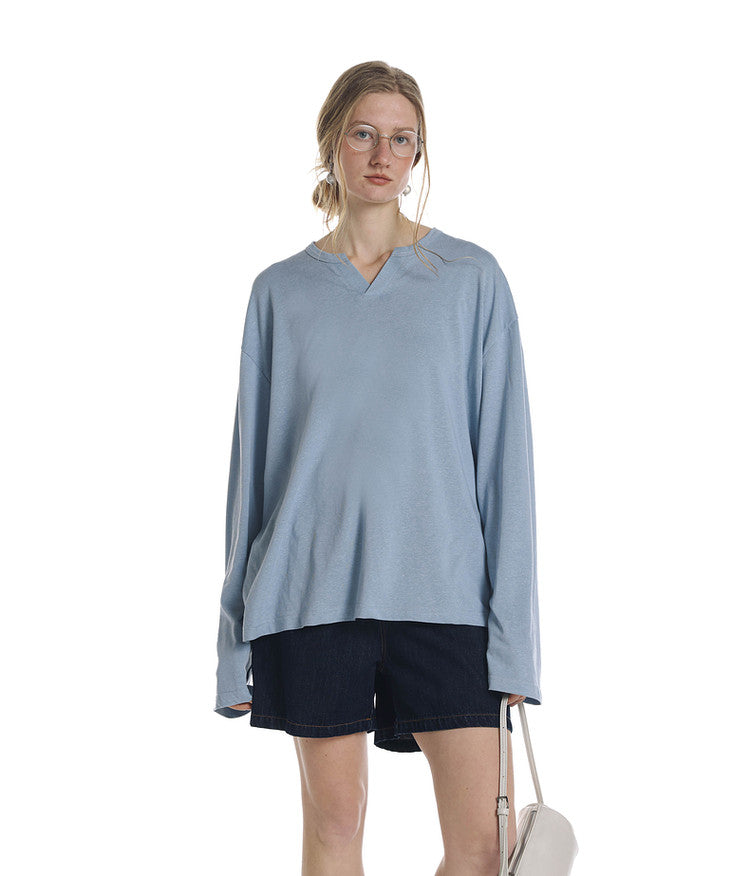 Vintage Style V-Neck T-Shirt