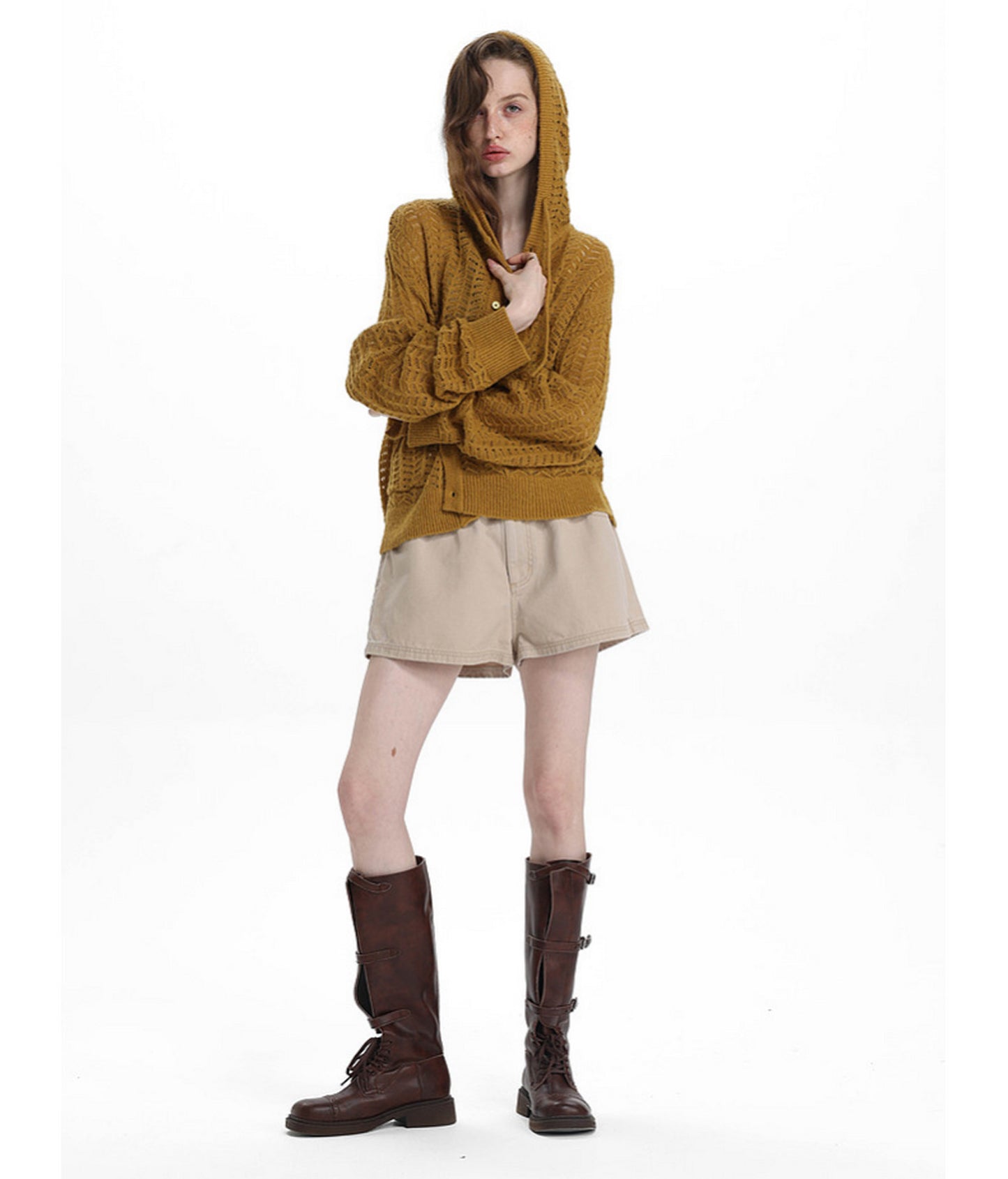 Lightweight Hooded Sweater Jacket