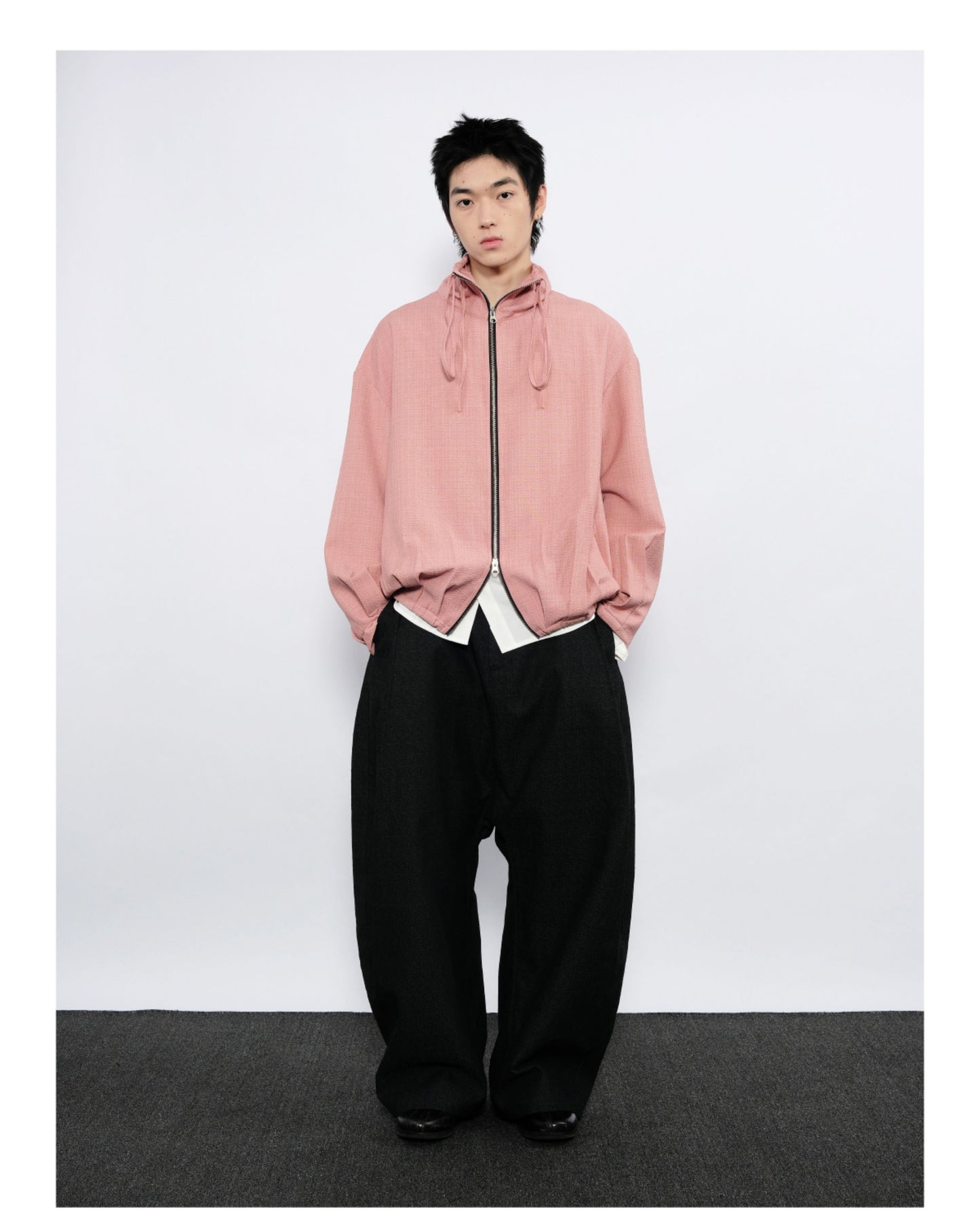 Double-pleated jacket