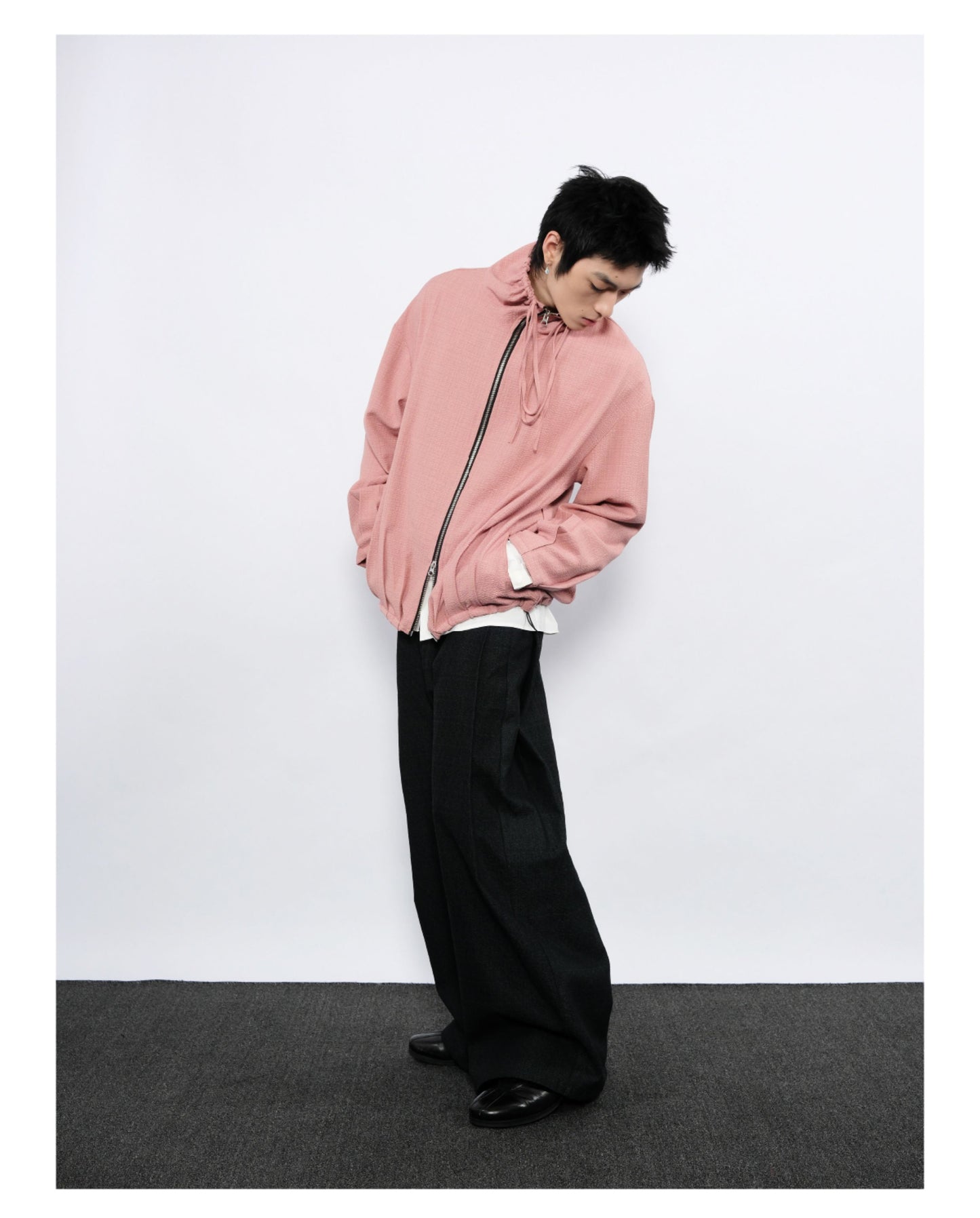 Double-pleated jacket