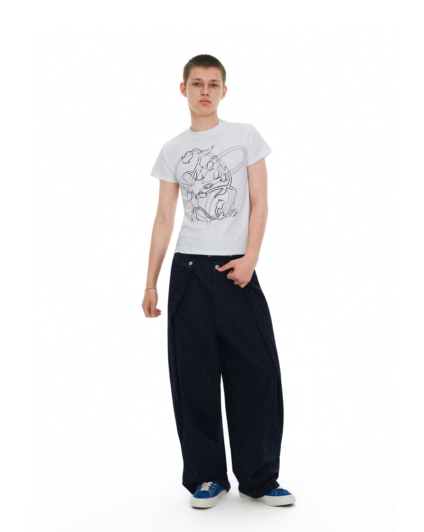 Retro Hand-Painted T-Shirts