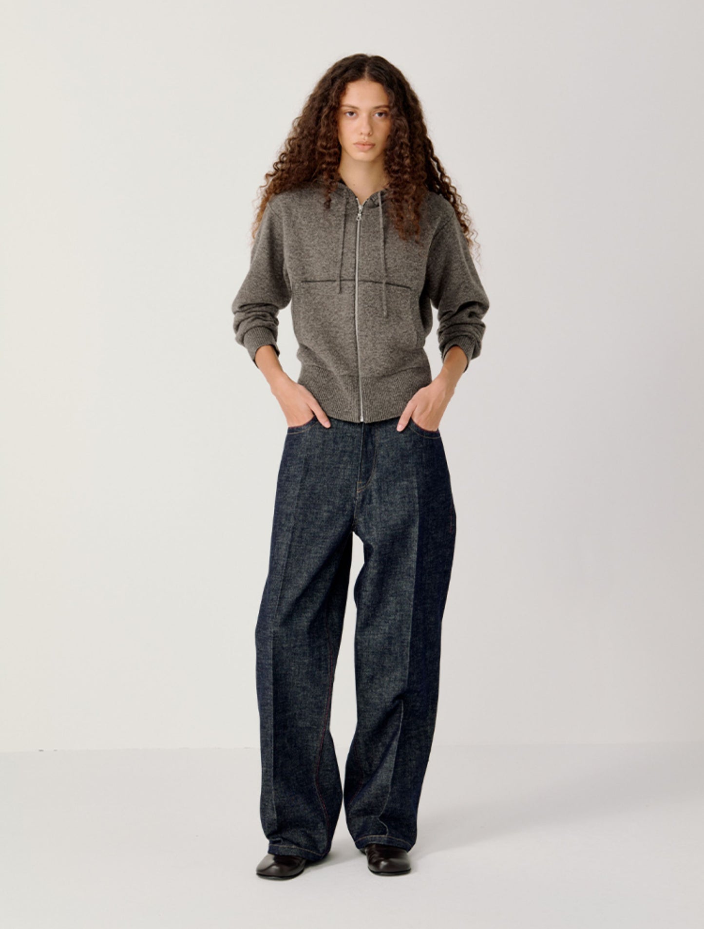 6-Pocket Center Seam Jeans