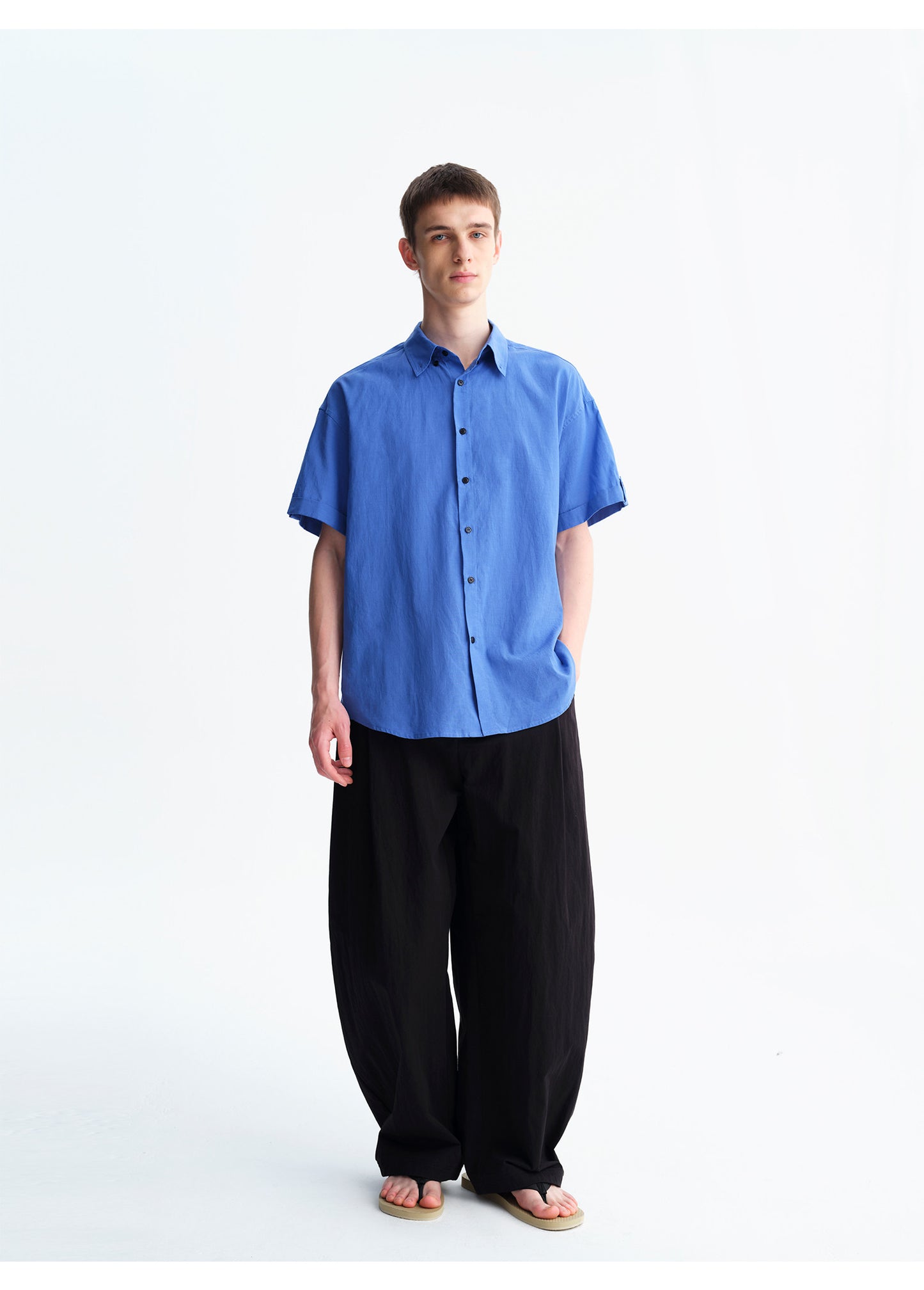 Loose-Fit Casual Balloon Pants