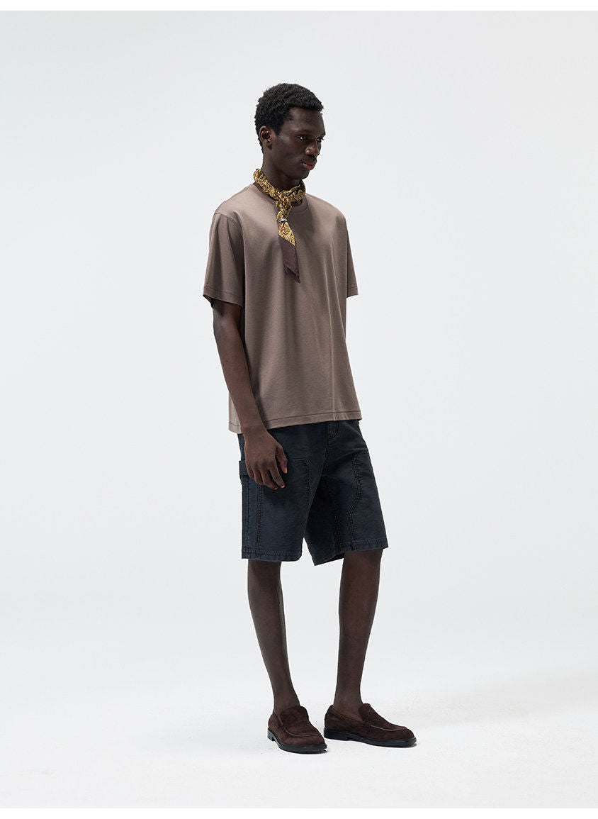 라운드넥 스탠다드 티셔츠