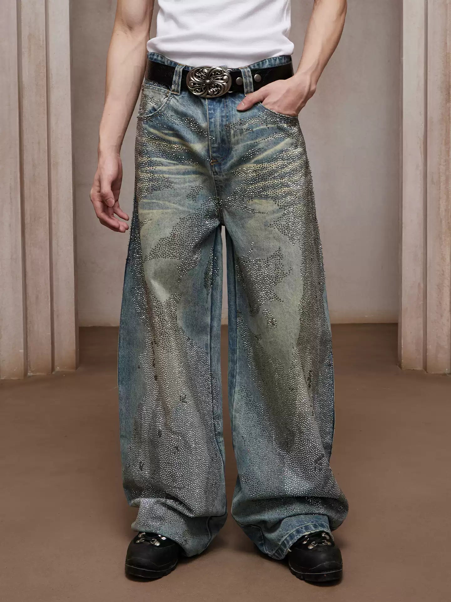 Heavy Duty Washed Denim