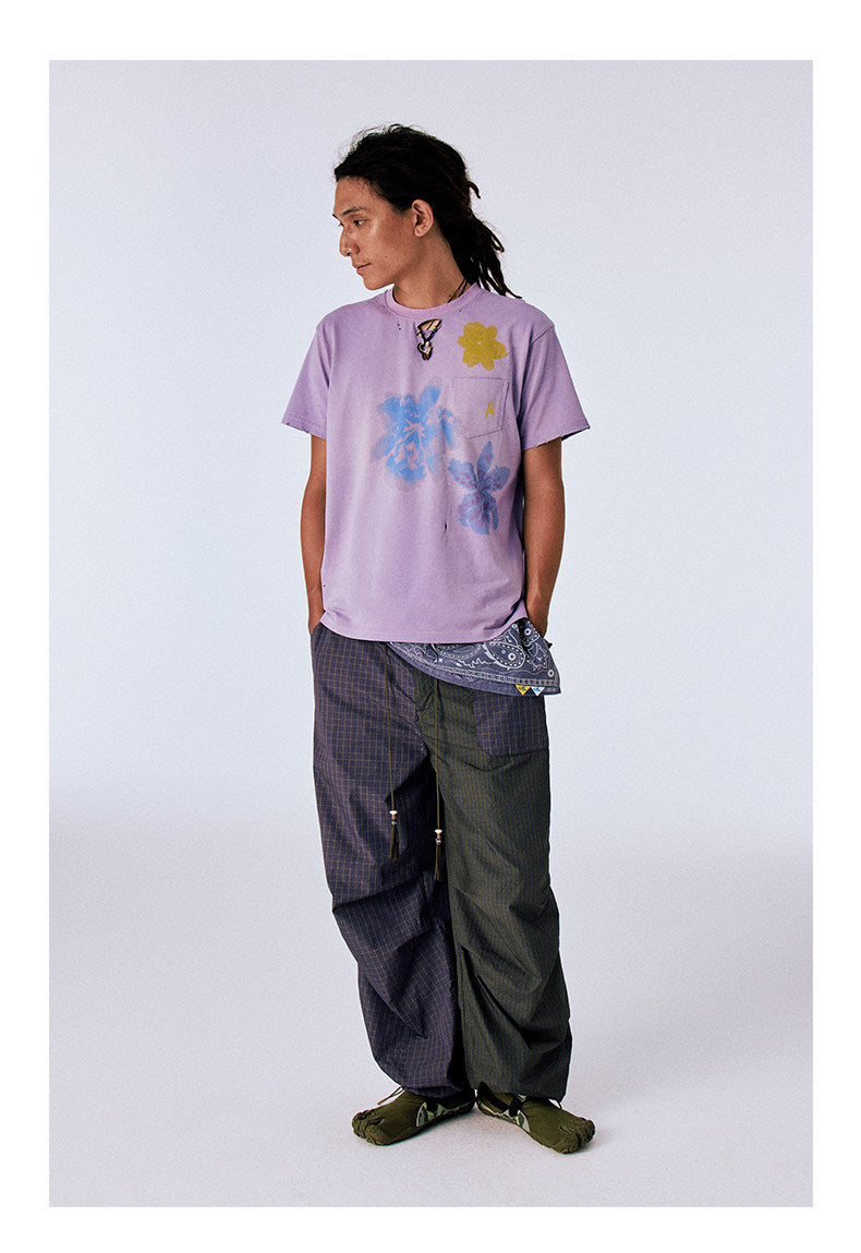 Distressed Print T-Shirt