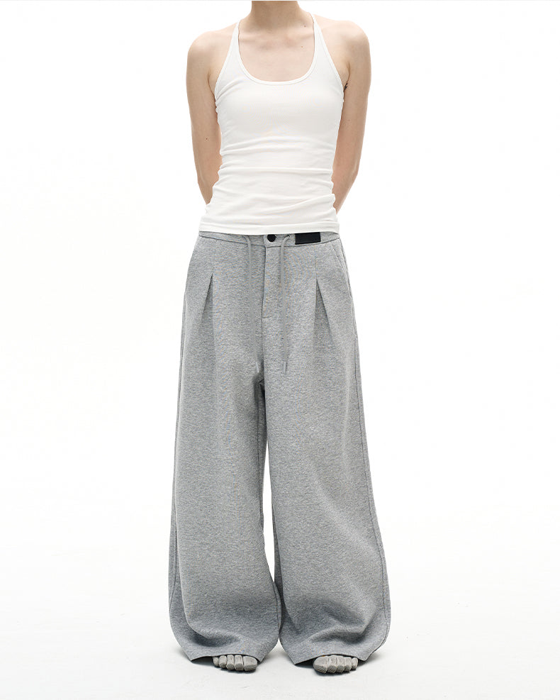 Drape Wide Leg Sweatpants
