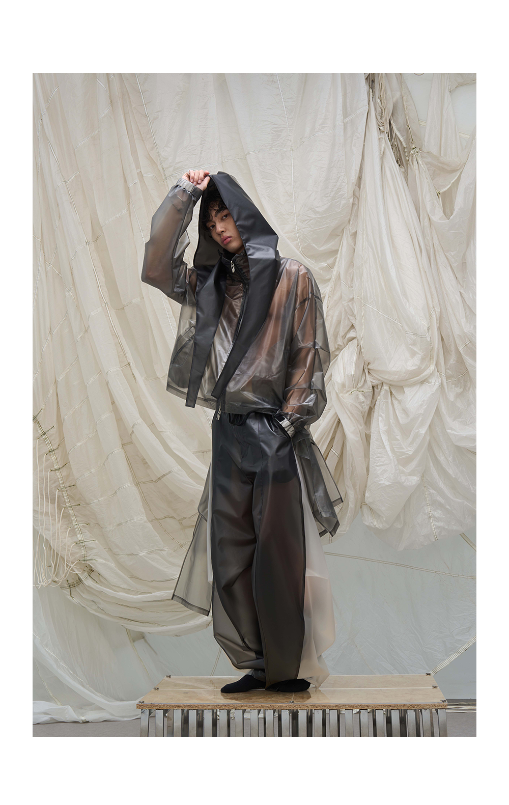 Machete Silhouette Rain Pants