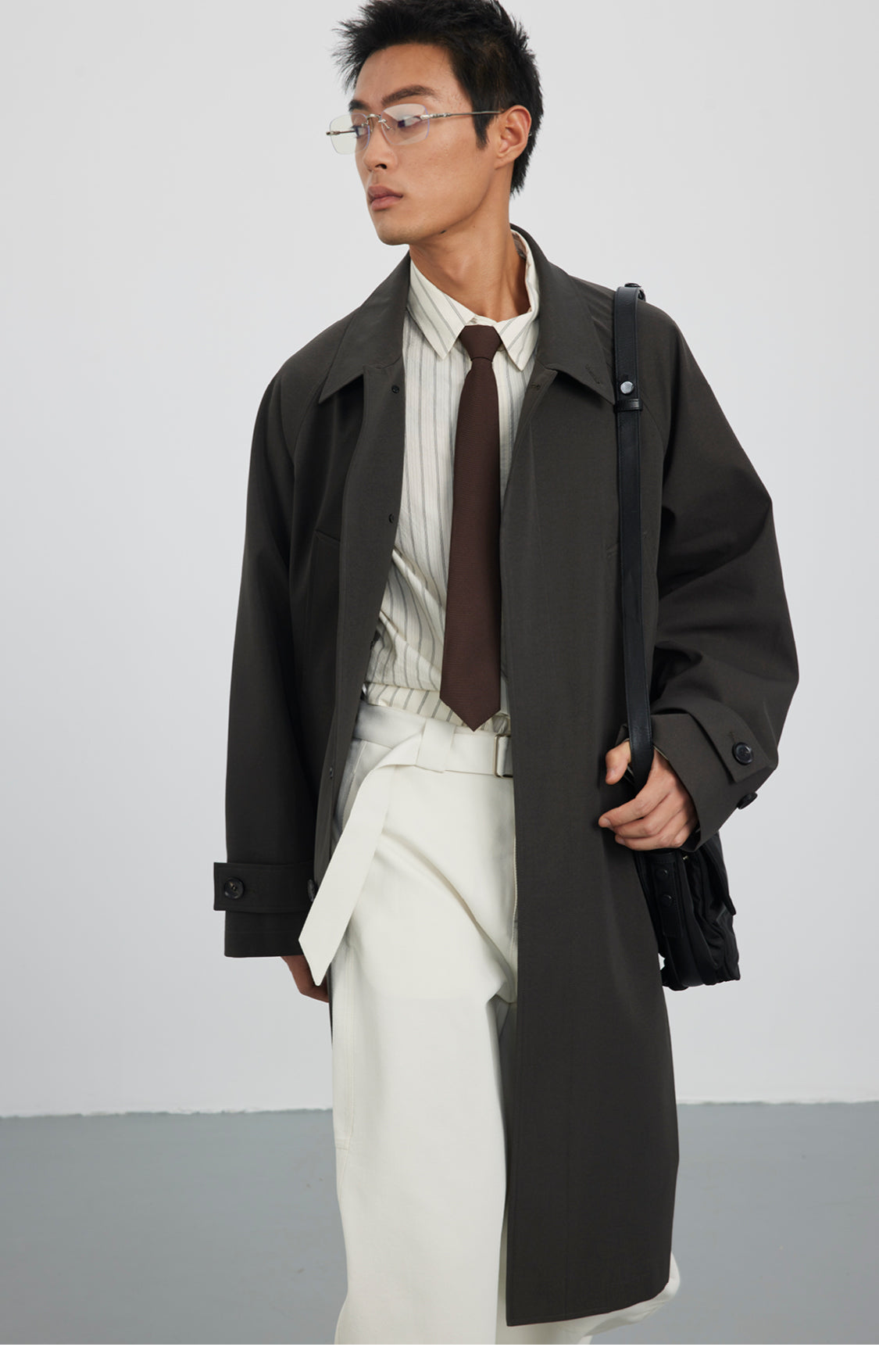 High-end mid-length coat