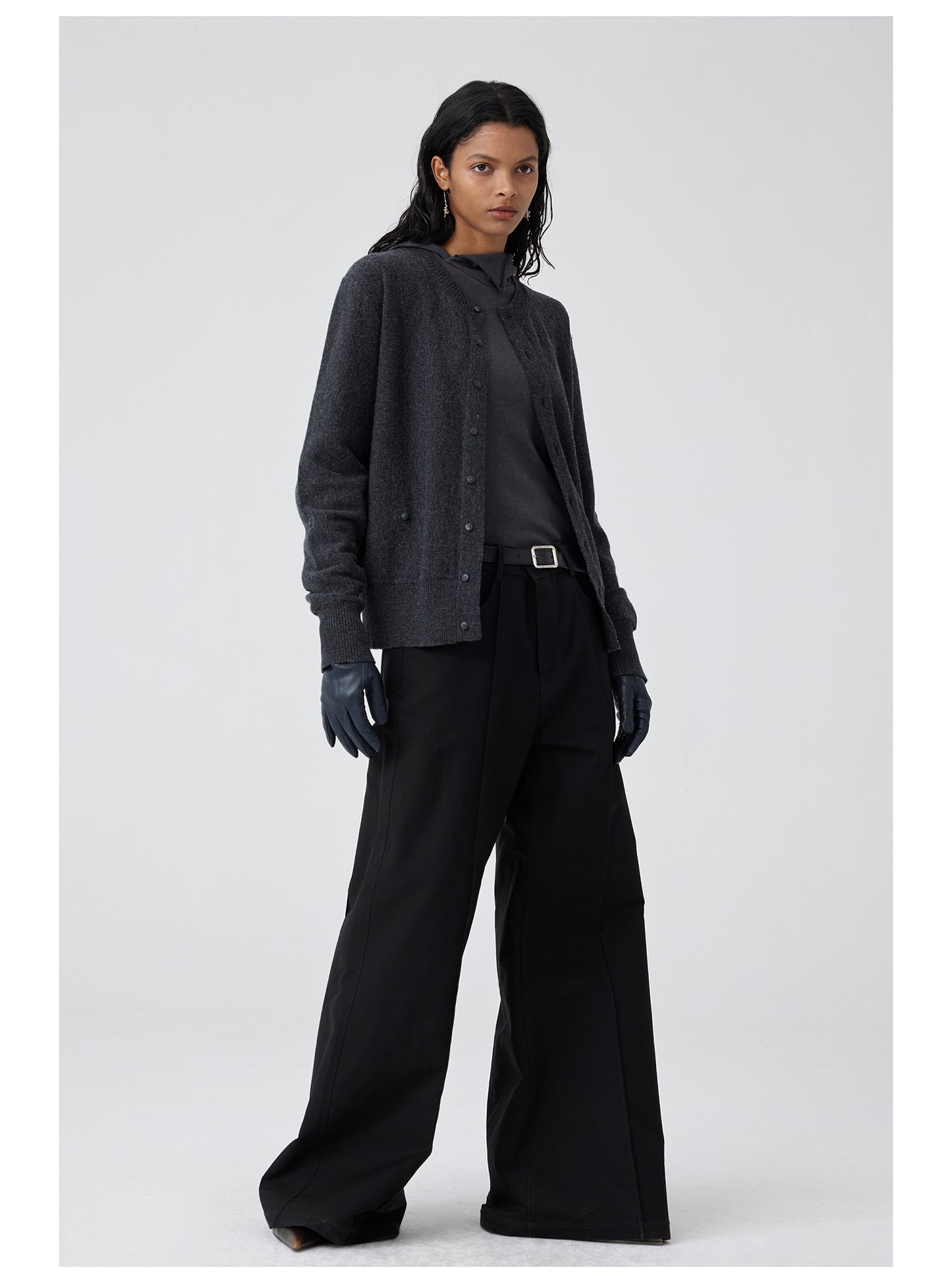 Center seam gusset wide pants