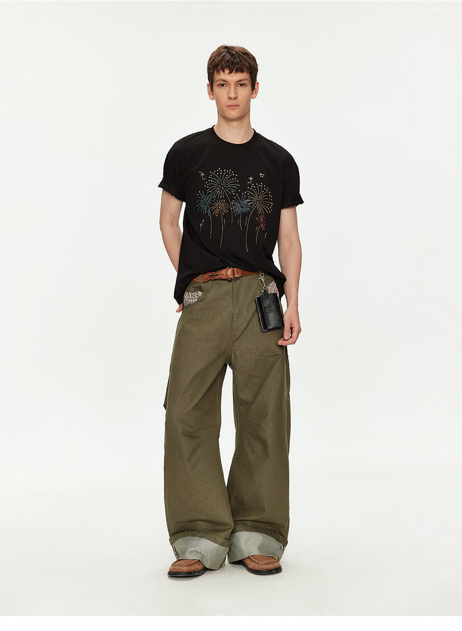 Oversized T-Shirt with Embroidery