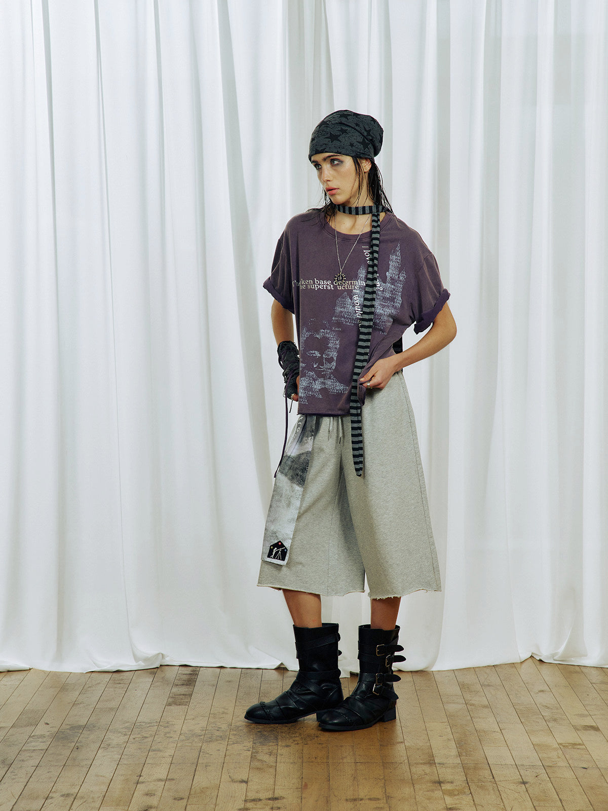 Drawstring Waist Shorts