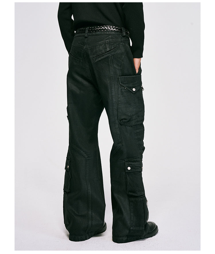 Waxed Shell Casual Pants