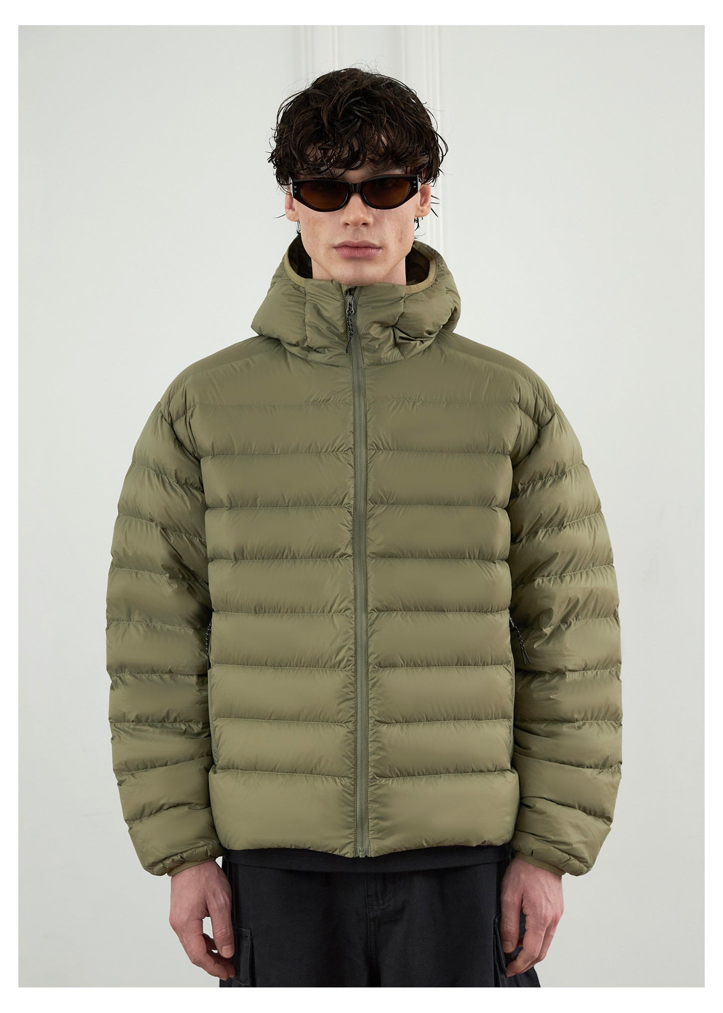 Lightweight Hooded Down Jacket