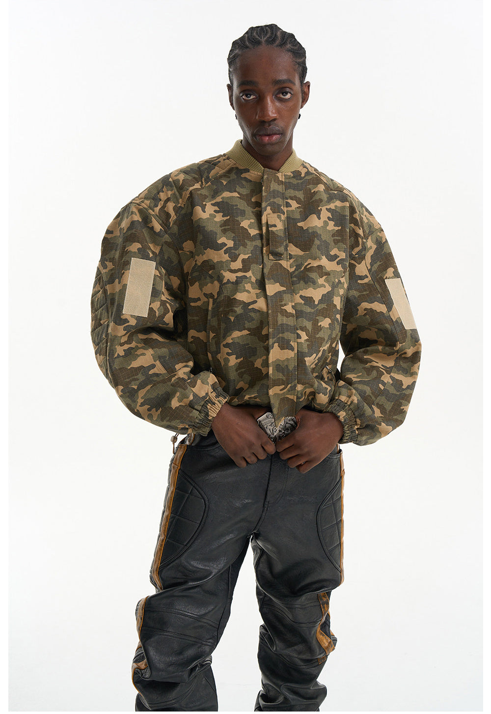 Oversized Camouflage Jacket