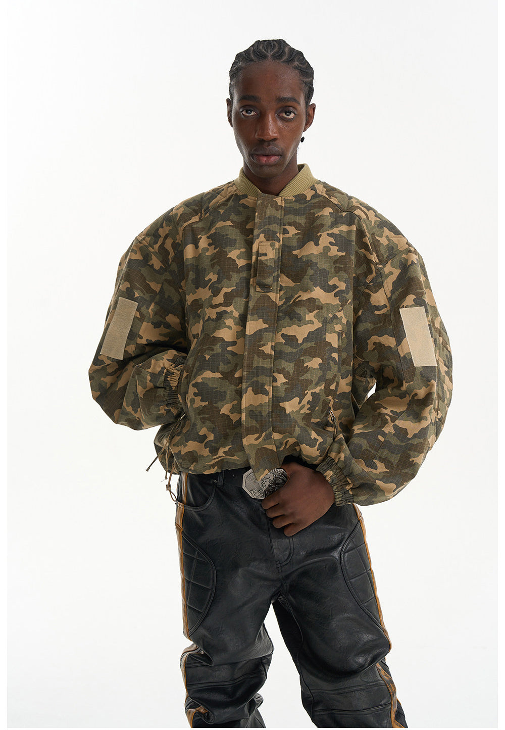 Oversized Camouflage Jacket