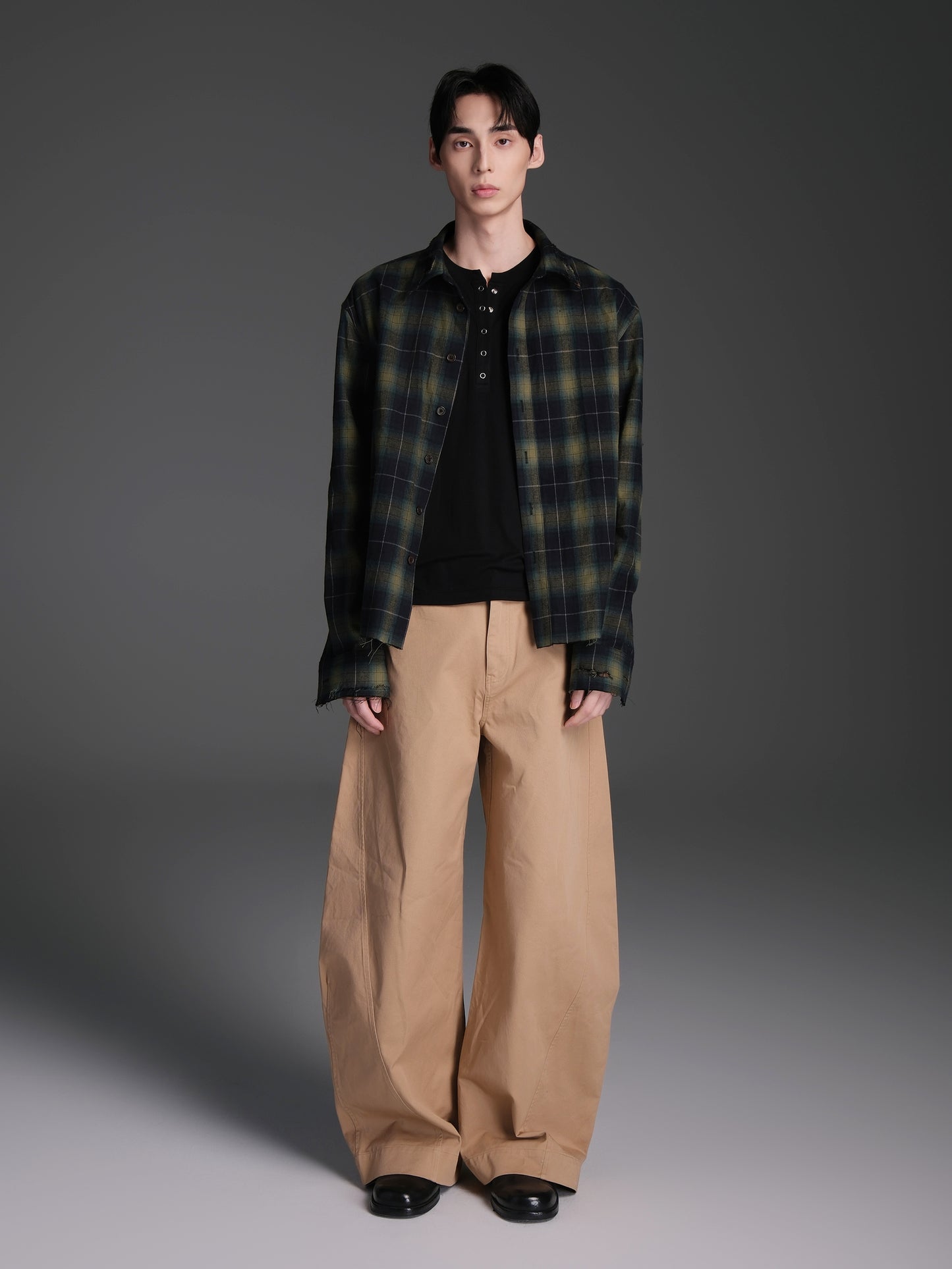 Wide leg casual pants