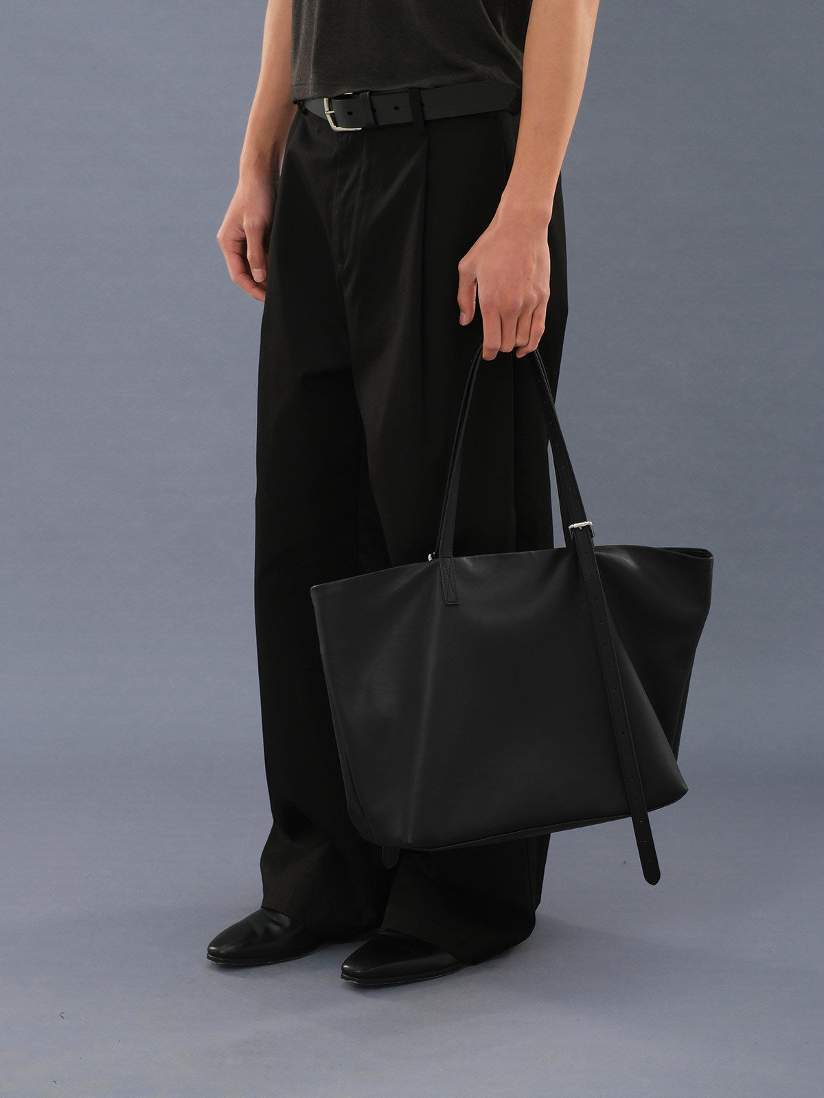 PU Soft Leather Shoulder Bag with Zipper