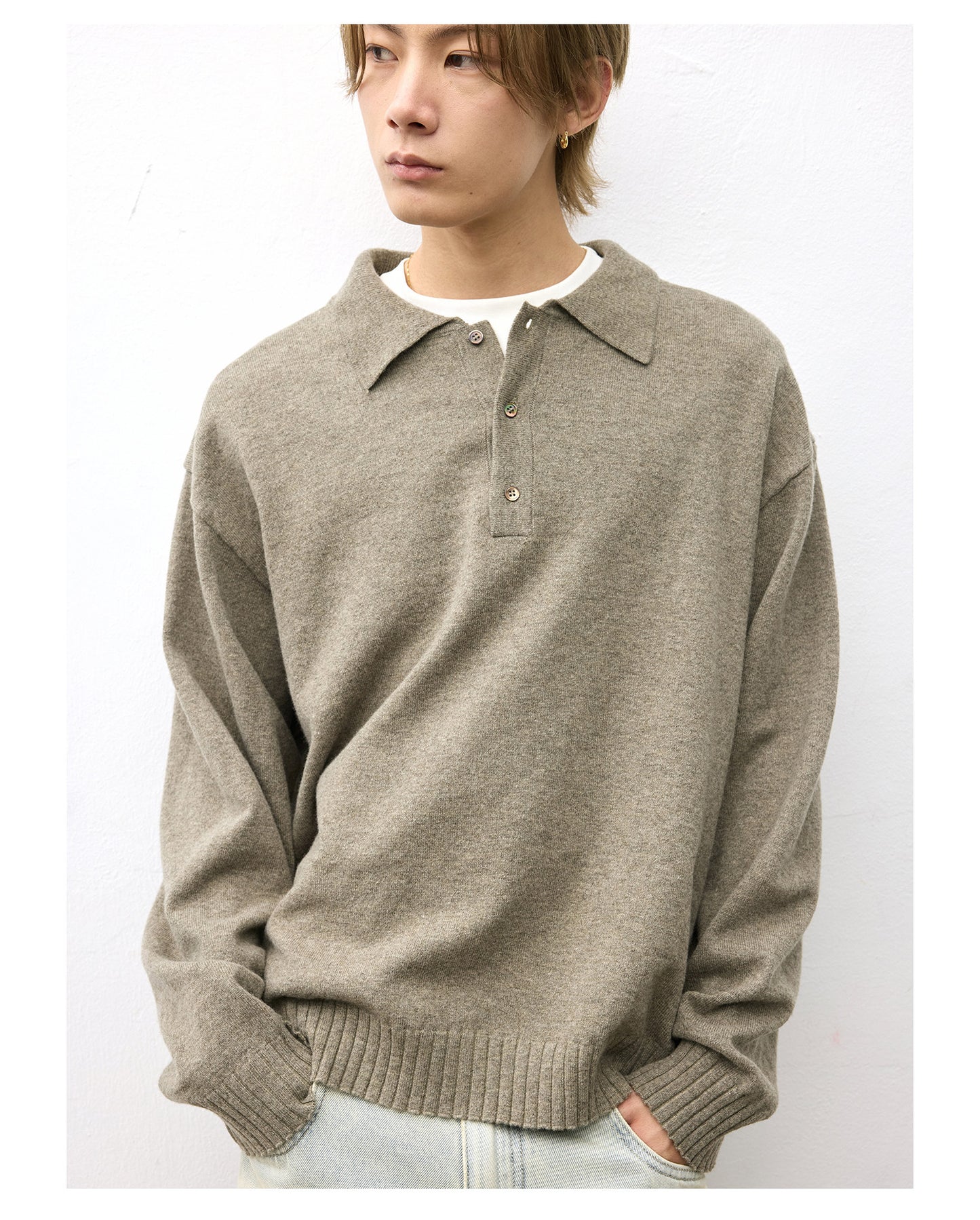 Wool Polo Shirt