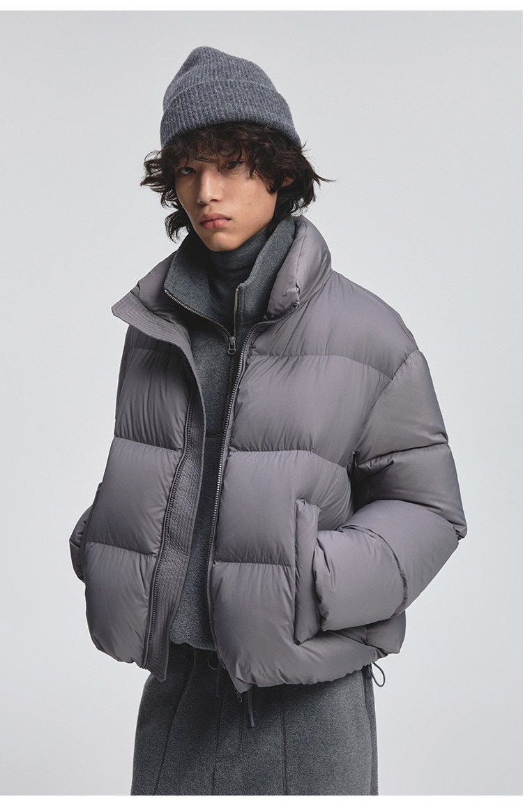 Classic Wrinkle-Processed Down Jacket
