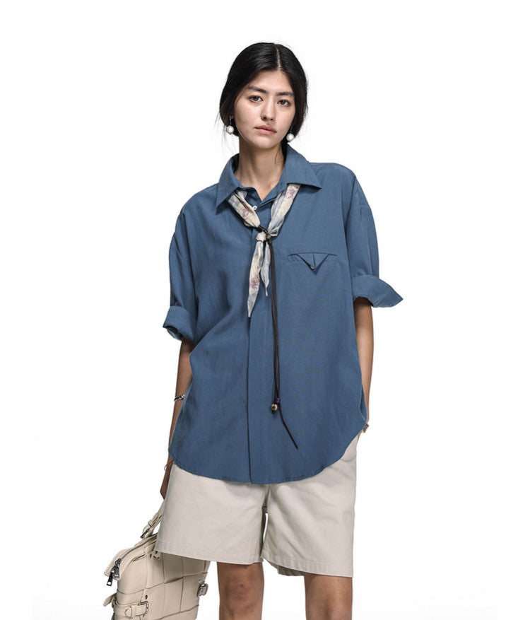 Lyocell Linen Blend Shirt