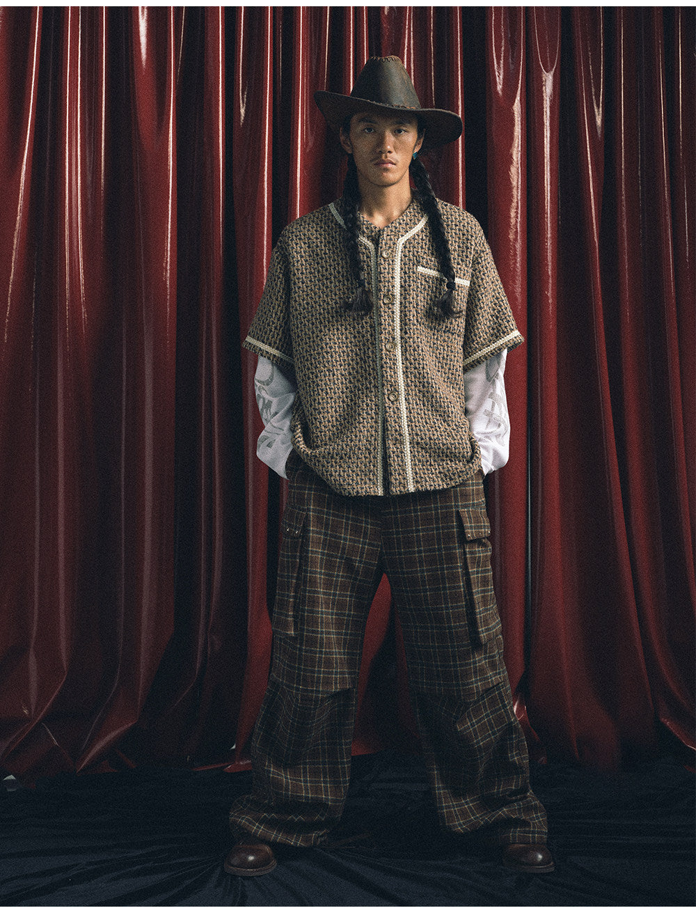 Faux Two-Piece Cardigan